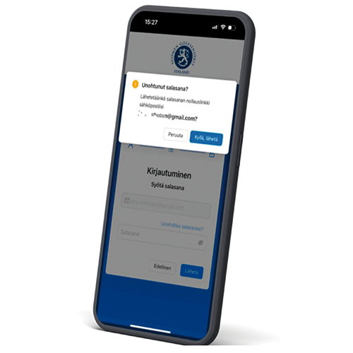 SGS- Booking näkymä