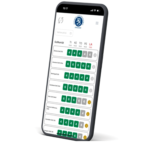 SGS- Booking näkymä