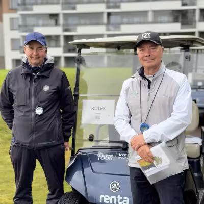Timo Huvinen ja eero Pöhö, FST M50 SM-lyöntipeli 2025 Vierumäki, Cooke